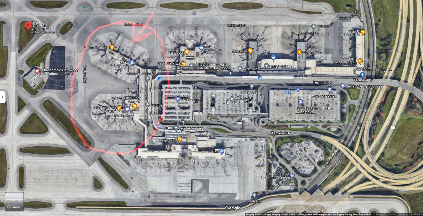 Fort Lauderdale Airport YasserKarah   Fll Airport Terminal Map 