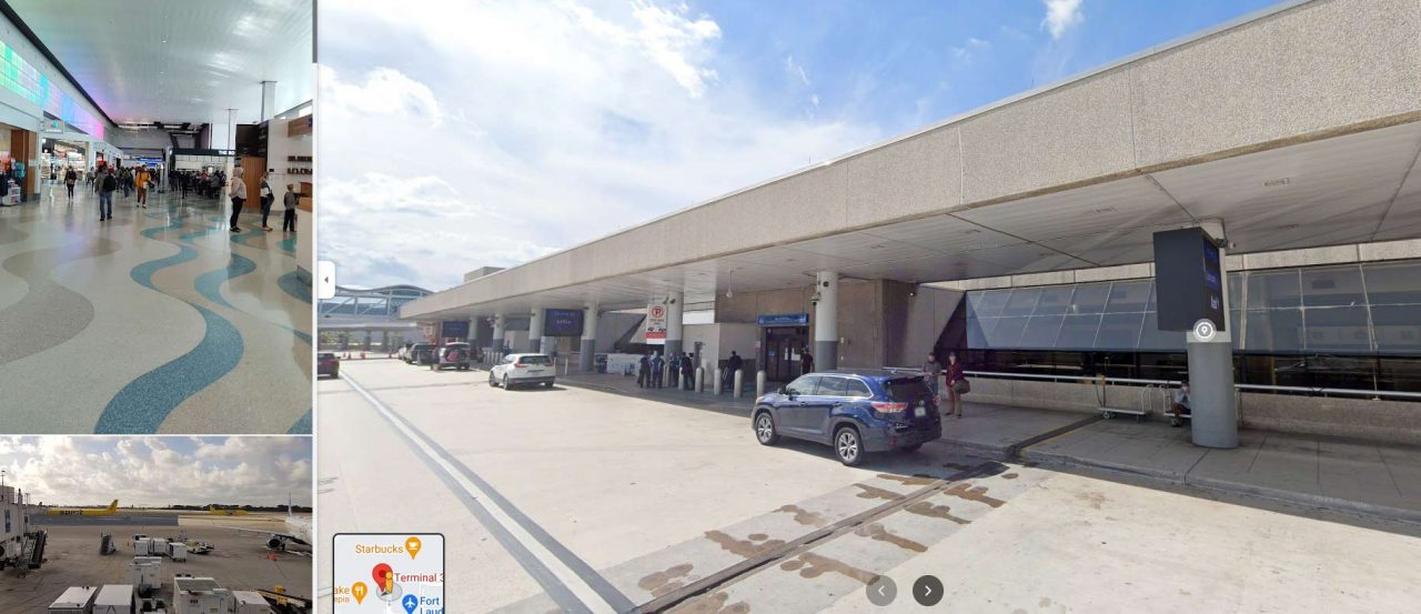 Terminal 3 map Fort Lauderdale Airport FLL