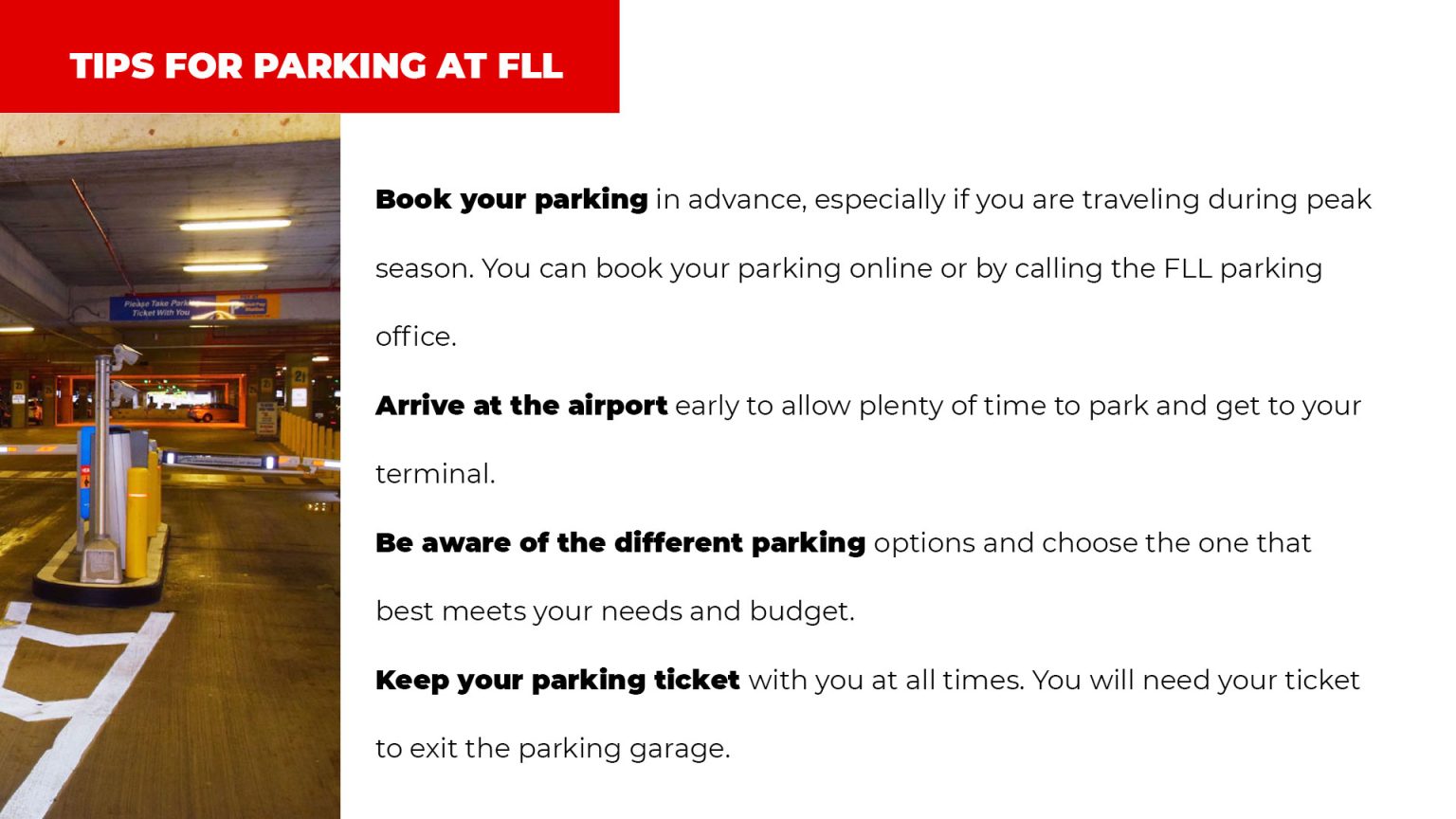 Parking At Fort Lauderdale Airport Fll